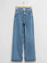 MID BLUE WIDE LEG JEANS - THE VOGUE APPARELS
